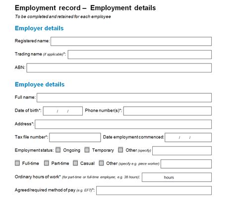 30 Sample Employee Information Form Templates Word And Pdf