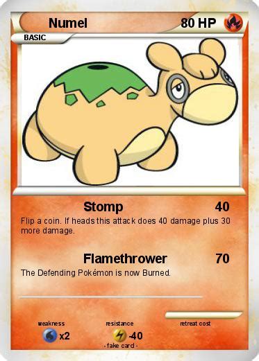 Pokémon Numel 13 13 - Stomp - My Pokemon Card