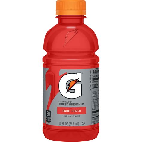 Gatorade Thirst Quencher Fruit Punch Hydrating Sports Drink Scientifically Researched 12 Fl