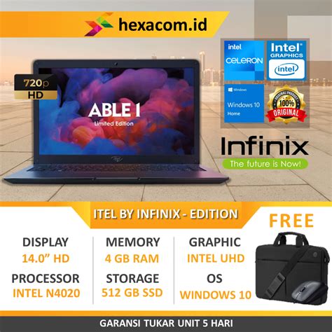 Jual ITEL BY INFINIX Celeron 8GB 512GB 14 0 Hd Win10 HDMI Shopee