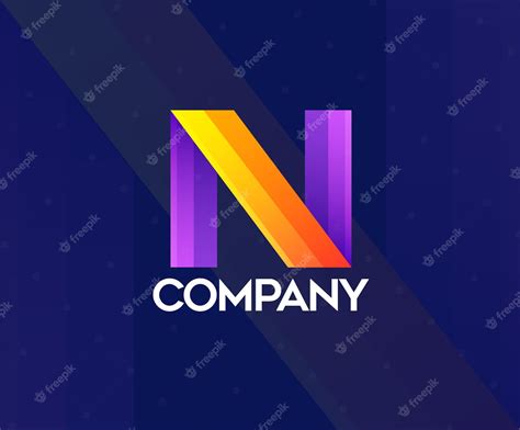 Premium Vector Modern Letter N Template Brand Style Creative