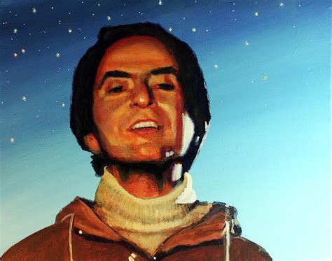 Carl Sagan Cosmos Painting By Simon Kregar