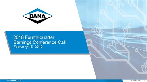 Dana Inc 2018 Q4 Results Earnings Call Slides Nysedan