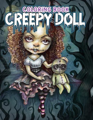 Creepy Doll Coloring Books Fun Cartoons And Cute Pictures Coloring