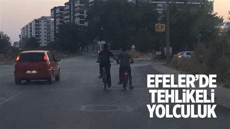 Efeler de el ele tehlikeli yolculuk Aydın Haber Son Dakika Aydın