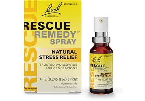 Bach Rescue Remedy Spray For Anxiety - Captions Quotes