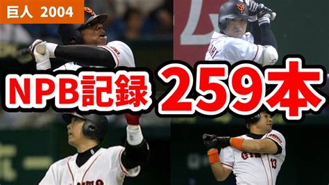 【ゆっくり解説】史上最強打線（巨人・2004）のパワプロデータがマジでパワフルプロ野球 Youtube