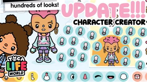 Toca Life World Character Creator Update Earrings Atualização Do