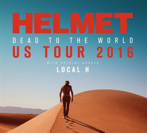 Helmet Announces the "Dead to the World U.S. Tour 2016" • Digital Tour Bus