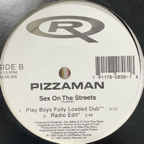 Pizzaman Sex On The Streets 12 Fatman Records