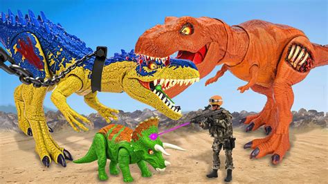 Colossal T Rex Vs Triceratops Vs Siats 🦖 Super Dinosaurs Epic Battles 🦕 Jurassic World Toys