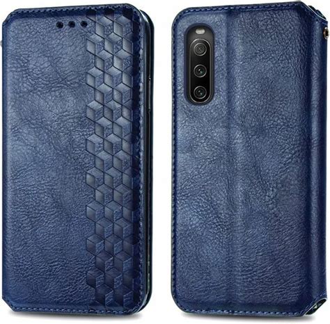 Coque Antichoc En Cuir Flip Case Portefeuille Pour Sony Xperia 10 IV