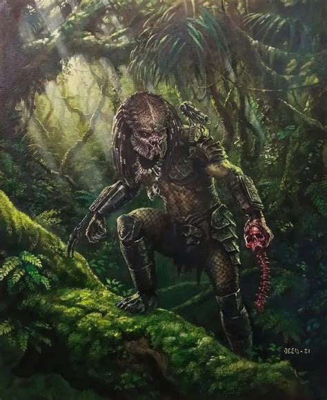 Alien Hunter In The Jungle