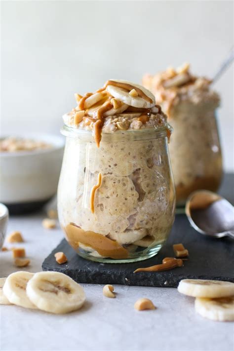 Peanut Butter Banana Overnight Oats The Real Food Dietitians