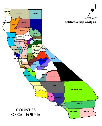 CA-GAP Metadata: County Boundaries