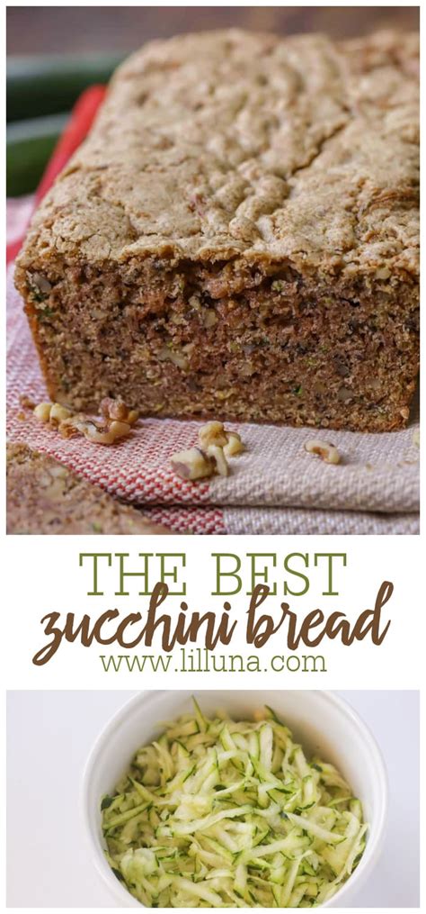 The BEST Zucchini Bread No Yeast VIDEO Lil Luna