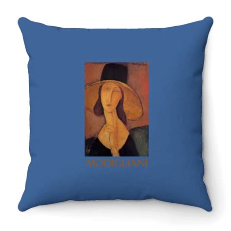 Portrait Of Jeanne Hebuterne In A Large Hat By Amedeo Modigliani