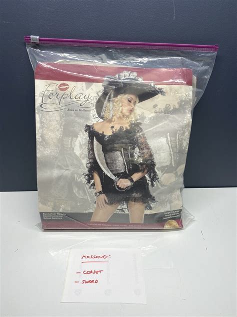 Buccaneer Beauty Pirate Women Halloween Costume Large Xl Read