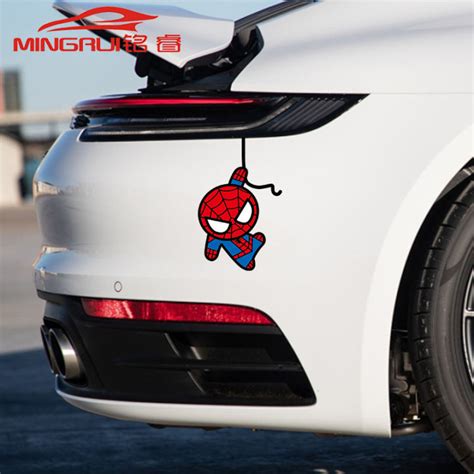 Spider-Man Personalized Car Stickers Scratch Stickers Cover Scratches ...