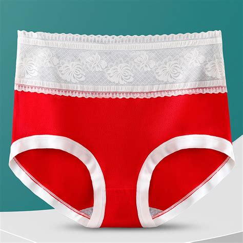 Dadaria Cotton Panties For Women Sexy Stretchy Briefs Lace Mid Waisted