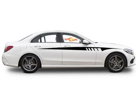 Mercedes Benz Cla Class C117 Amg Sports Stripes Decal Graphics