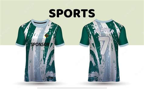 Premium Vector | Sports jersey design template