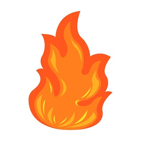 Premium Vector Fire Or Flame Flat Vector Icon For Graphic Design