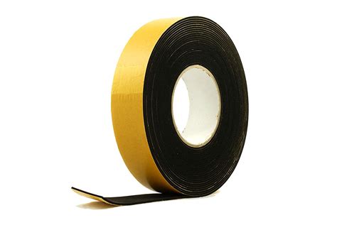 Neoprene Rubber Black Self Adhesive Sponge Strip 40mm Wide X 2mm Thick