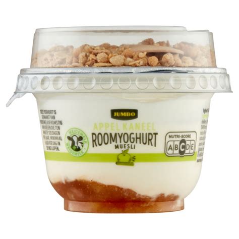 Jumbo Yoghurt Appel Kaneel Met Muesli G Aanbieding Bij Jumbo