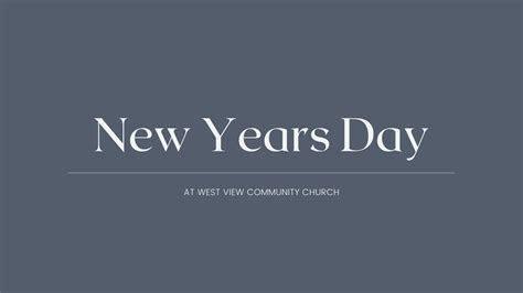 NEW YEARS DAY 2023 // January 1, 2023 - Logos Sermons