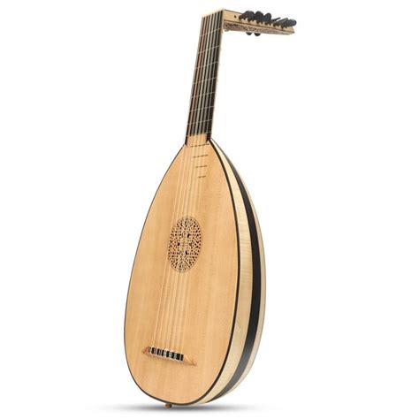 Renaissance Lute 7 Course, Handmade Lute 13 Strings Renaissance Lute ...