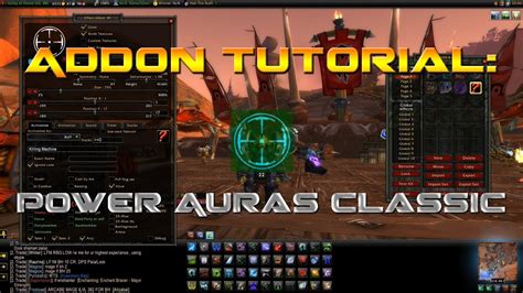 World Of Warcraft Addon Tutorial Power Auras Classic Youtube