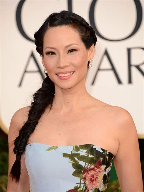 Lucy Liu Red Carpet Hair Braided Hairstyles For Wedding Fish Tail