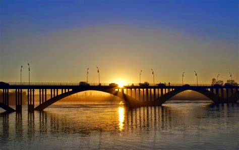 Banco De Imagens Mar Horizonte Nascer Do Sol Por Do Sol Ponte