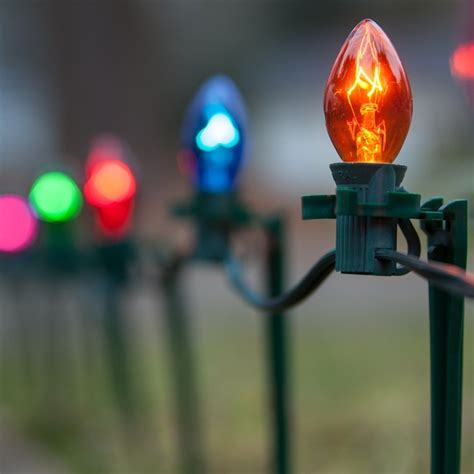 Pathway Lights - C7 Multicolor Christmas Pathway Lights