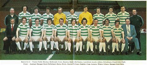 Celtic Team Line Up 1977 78 The Celtic Wiki