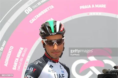 The italian cyclist Fabio Aru of UAE Team Emirates before the start ...