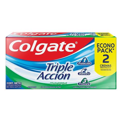 Crema Dental Colgate Triple Acci N Menta Original Pzas De Ml C U