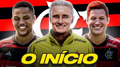 O INÍCIO NO FLAMENGO DO TITE UM TIME PRA FICAR NA HISTÓRIA MODO