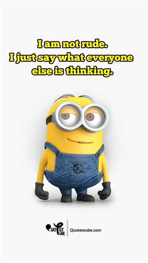 Pin By Quotes Tube On 50 Best Funny Minions Quotes And Images Funny