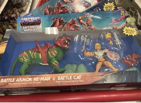 Masters Of The Universe Origins Battlefield Warriors He Man Battlecat