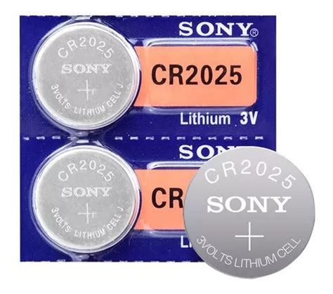 Pilas Sony Original Cr2025 De Lithium 3v Por Unidad MercadoLibre