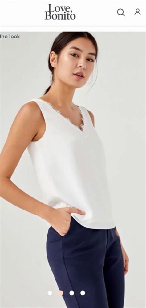 Classic White Sleeveless Top Womens Fashion Tops Sleeveless On