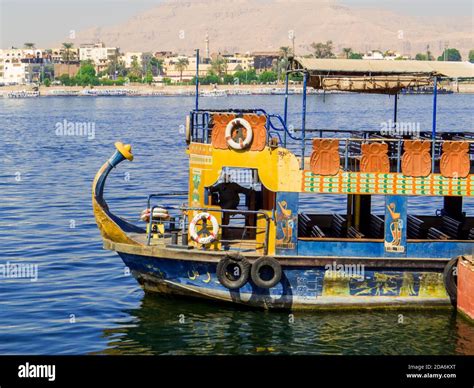 Nile River Luxor Egypt Stock Photo Alamy