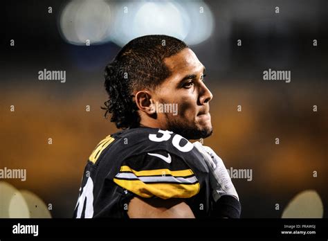 Pittsburgh Pa Usa 30th Sep 2018 Steelers 30 James Conner During