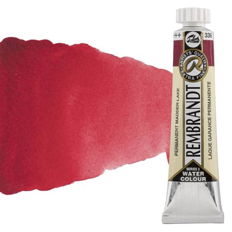 Rembrandt Artists Watercolor Permanent Madder Lake 20ml Tube Jerry