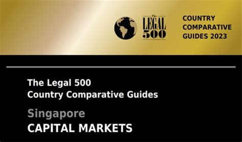 Rajah Tann Singapore Contributes To The Legal Capital Markets