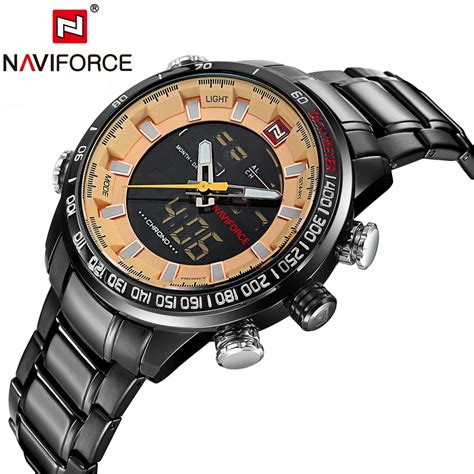 NAVIFORCE Reloj De Pulsera Deportivo De Lujo Para Hombre Resistente Al