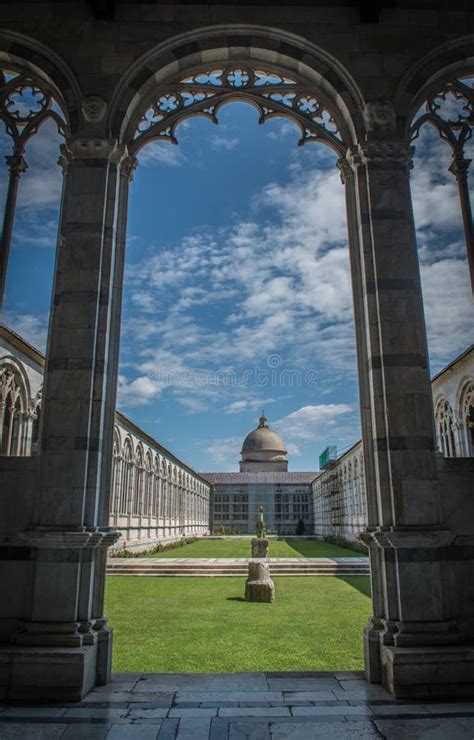 Old Monumental Cemetery On Piazza Dei Miracoli In Pisa Tuscany Italy