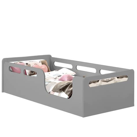 Cama Infantil Montessori Solteiro Crian A Cinza Leroy Merlin